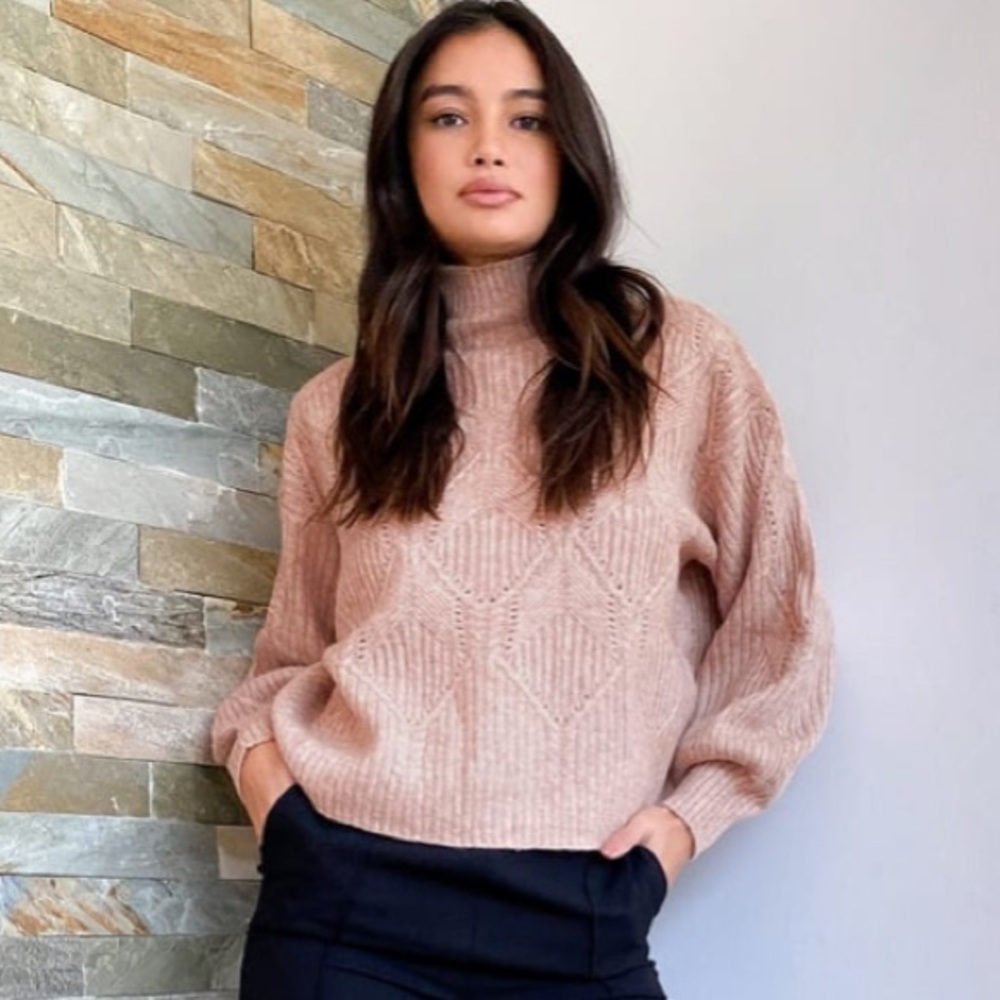 Lush turtleneck sweater from LuLus
